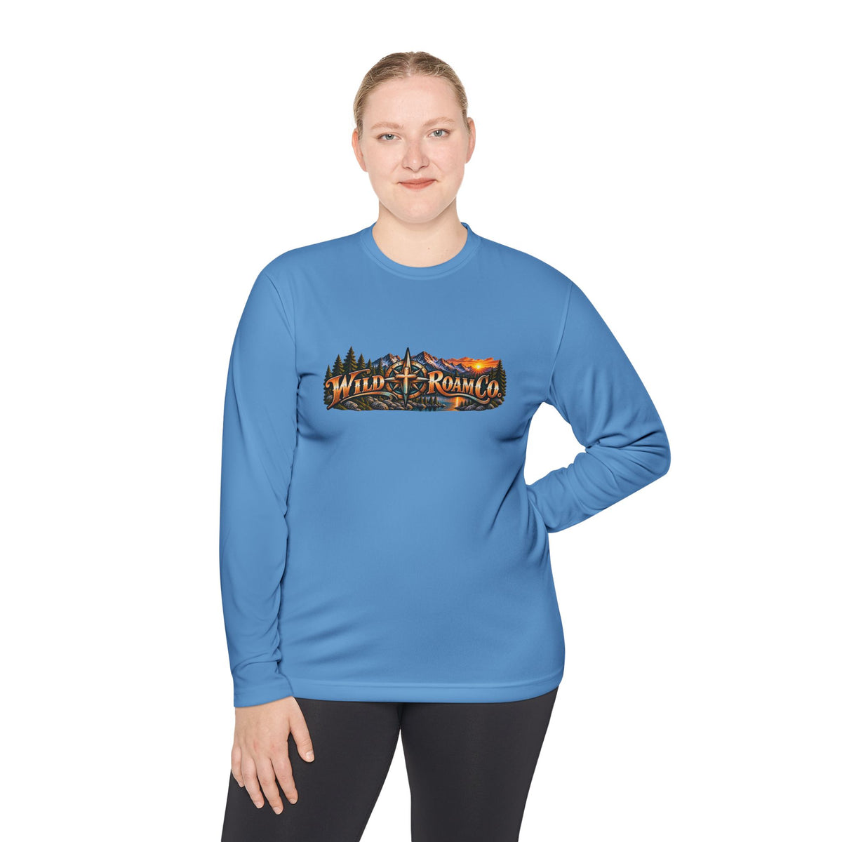 Men's Wild Roam Co. Faith Logo Scene Long Sleeve Tee