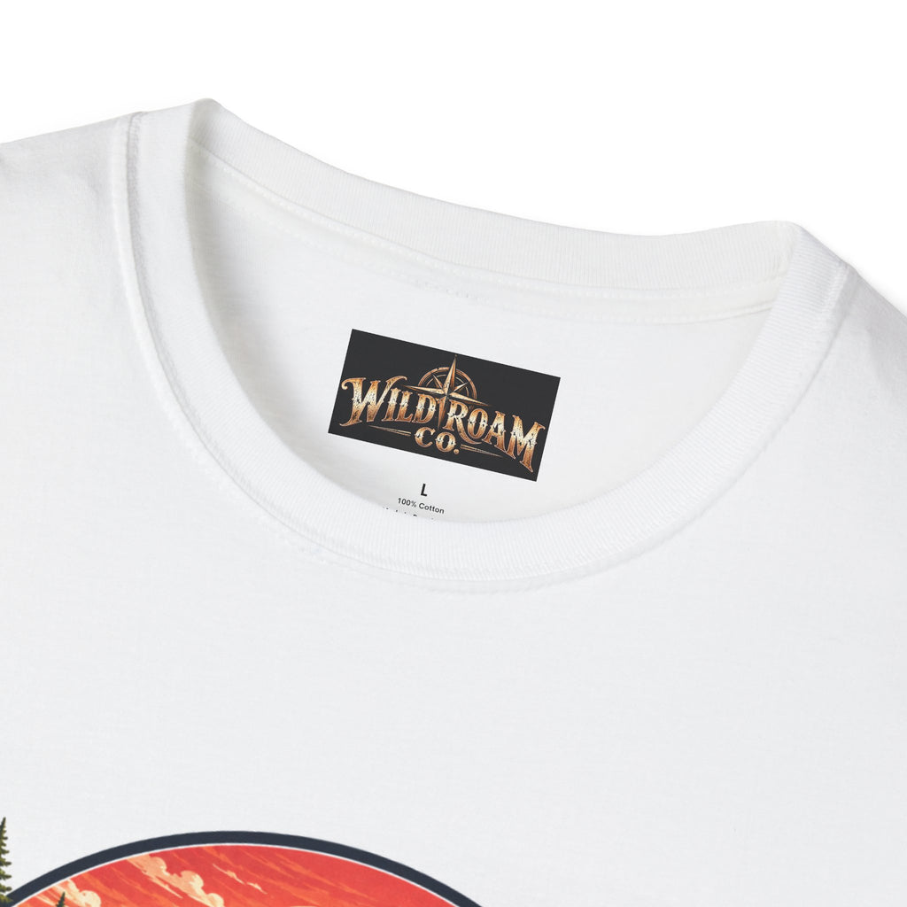 Wild & Free Kayak T-Shirt — Outdoor Adventure Graphic Tee