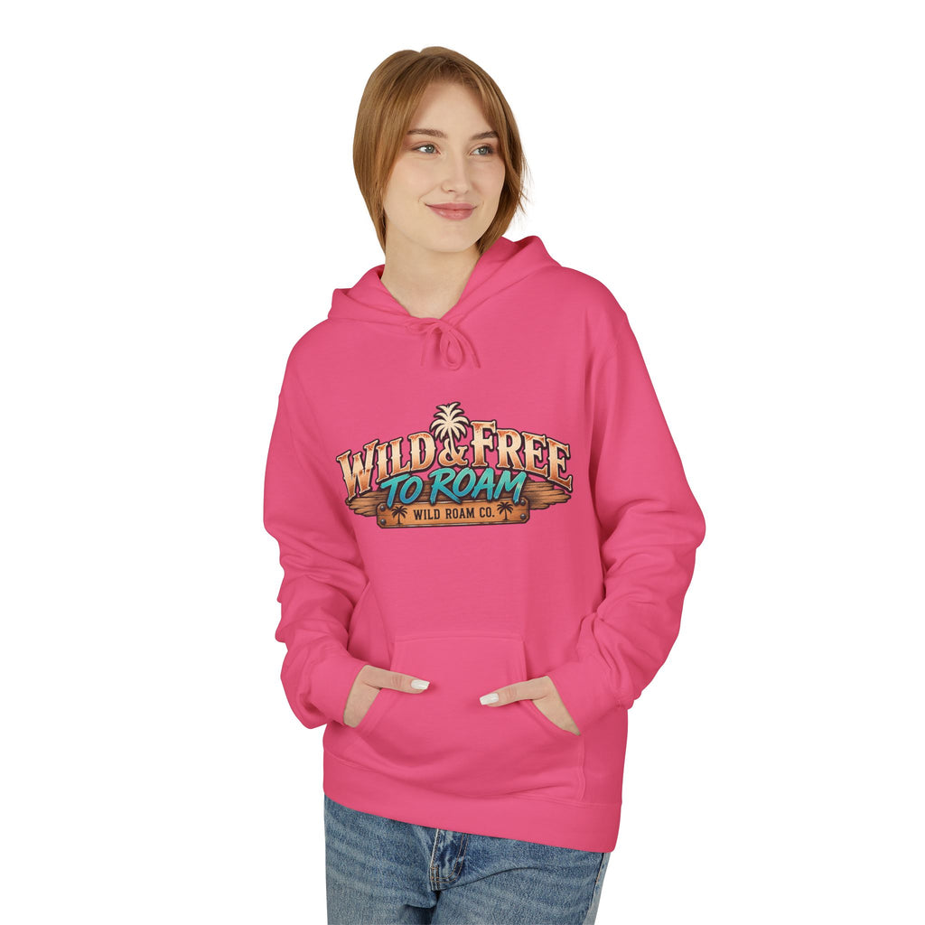 Wild Roam Co— "Wild & Free to Roam" Camping Graphic Hoodie