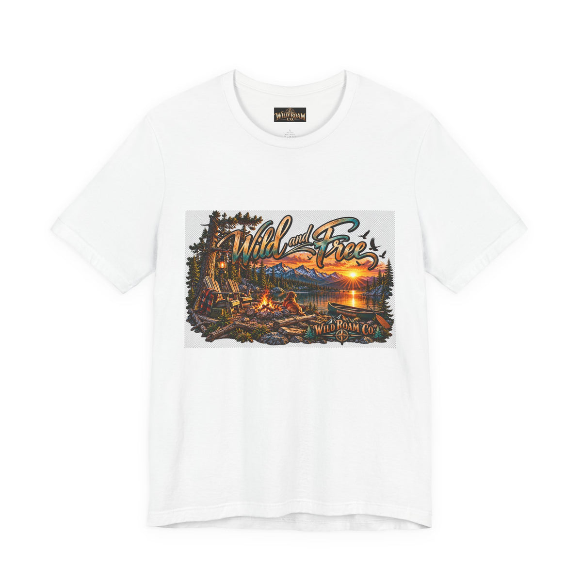 Wild & Free Campfire Sunset Tee
