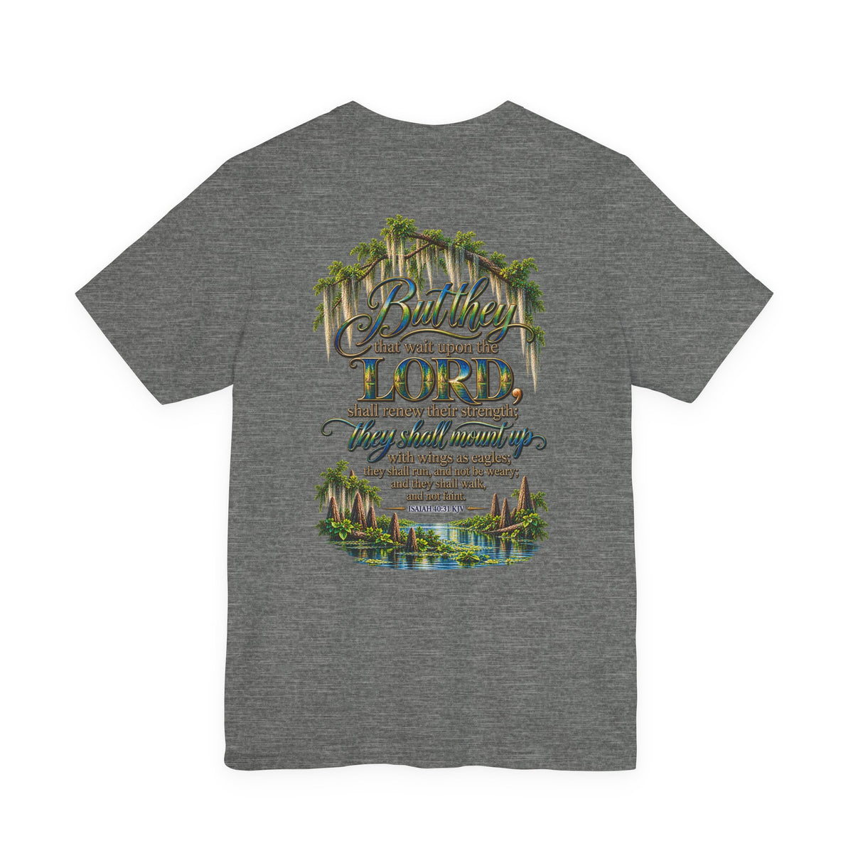 Wild Roam Co Unisex Tee-- Isaiah 40:31 Bayou Bird