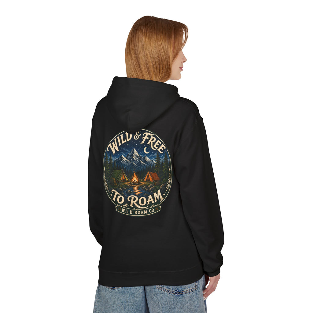 Wild & Free Hoodie — Wild Roam Co Camping Adventure Pullover