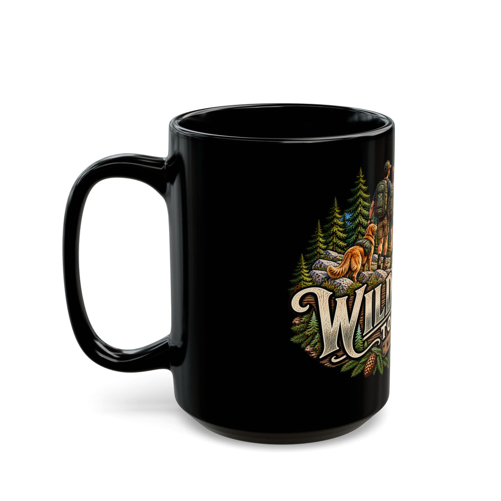 Wild & Free to Roam Coffee Mug — Hiking Mountains Adventure Mug