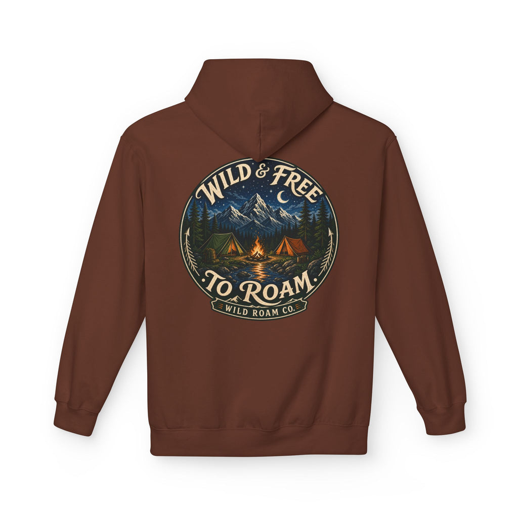 Wild & Free Hoodie — Wild Roam Co Camping Adventure Pullover