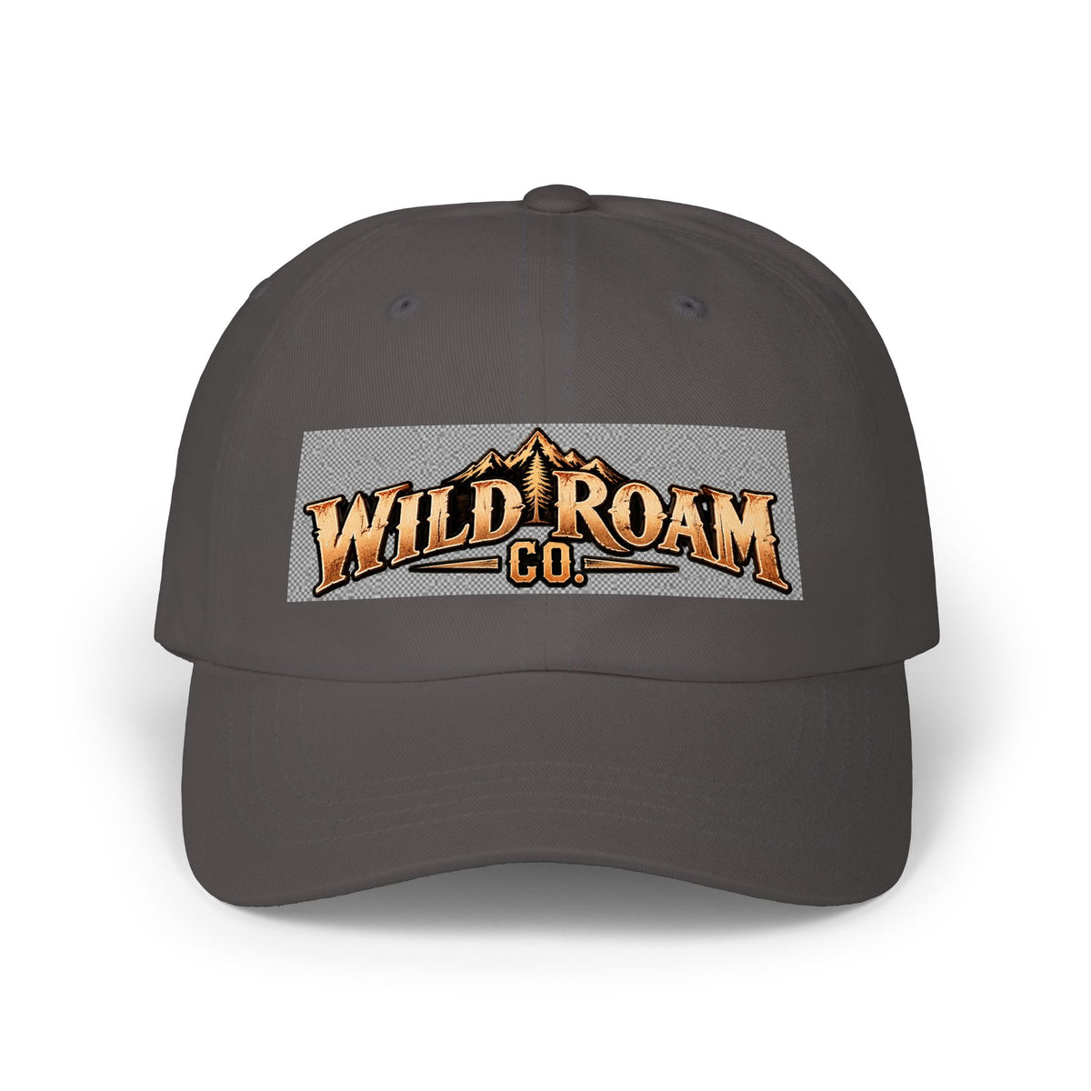 Wild Roam Co. Classic Dad Cap — Outdoor Adventure Embroidered Hat