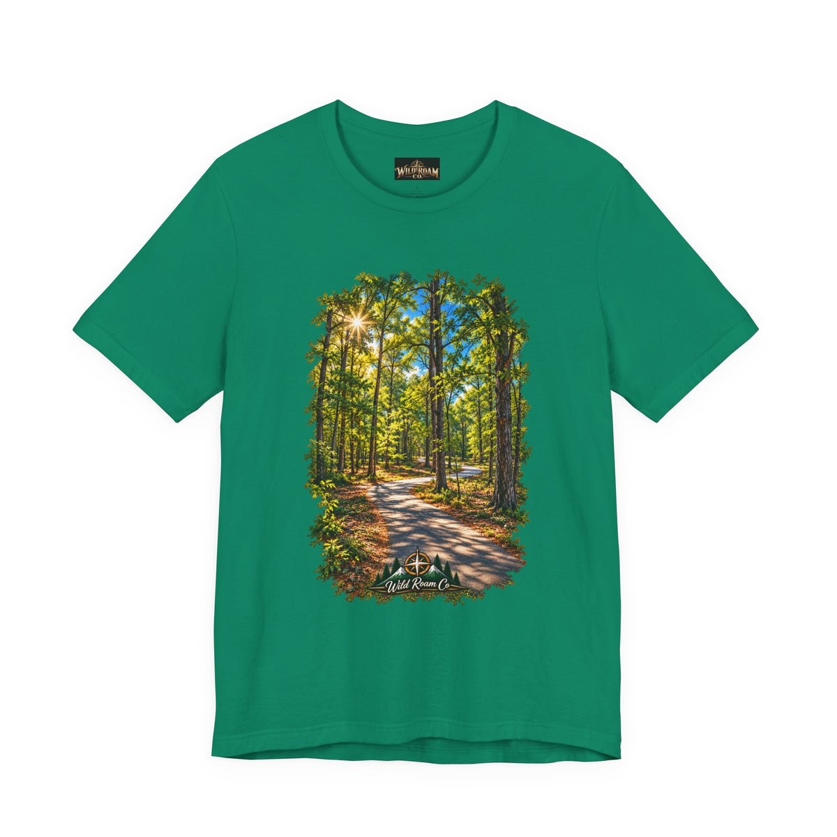 Wild Roam Co Unisex Tee-Psalms 119:105 Nature Path
