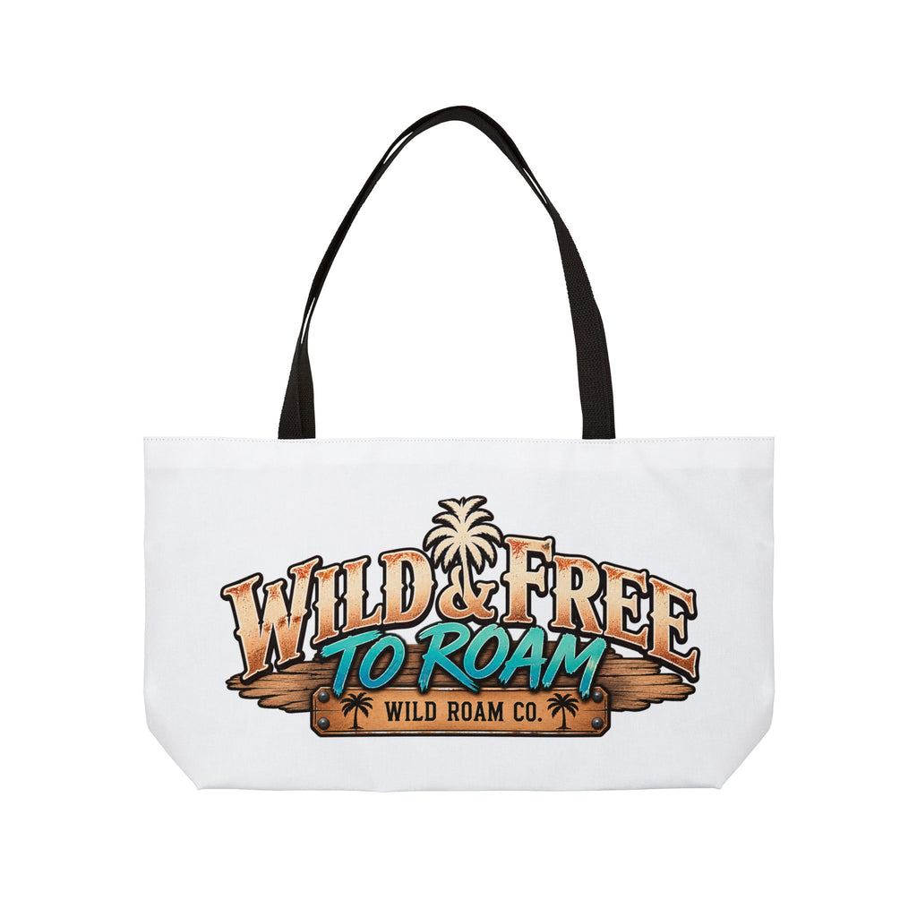 Wild & Free To Roam Weekender Tote Bag — Beachy Palm Travel Weekend Bag
