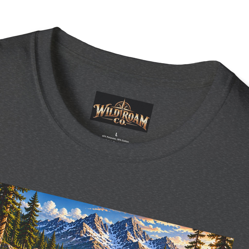 Wild & Free To Roam T-Shirt — Vintage Mountain Nature Graphic Tee