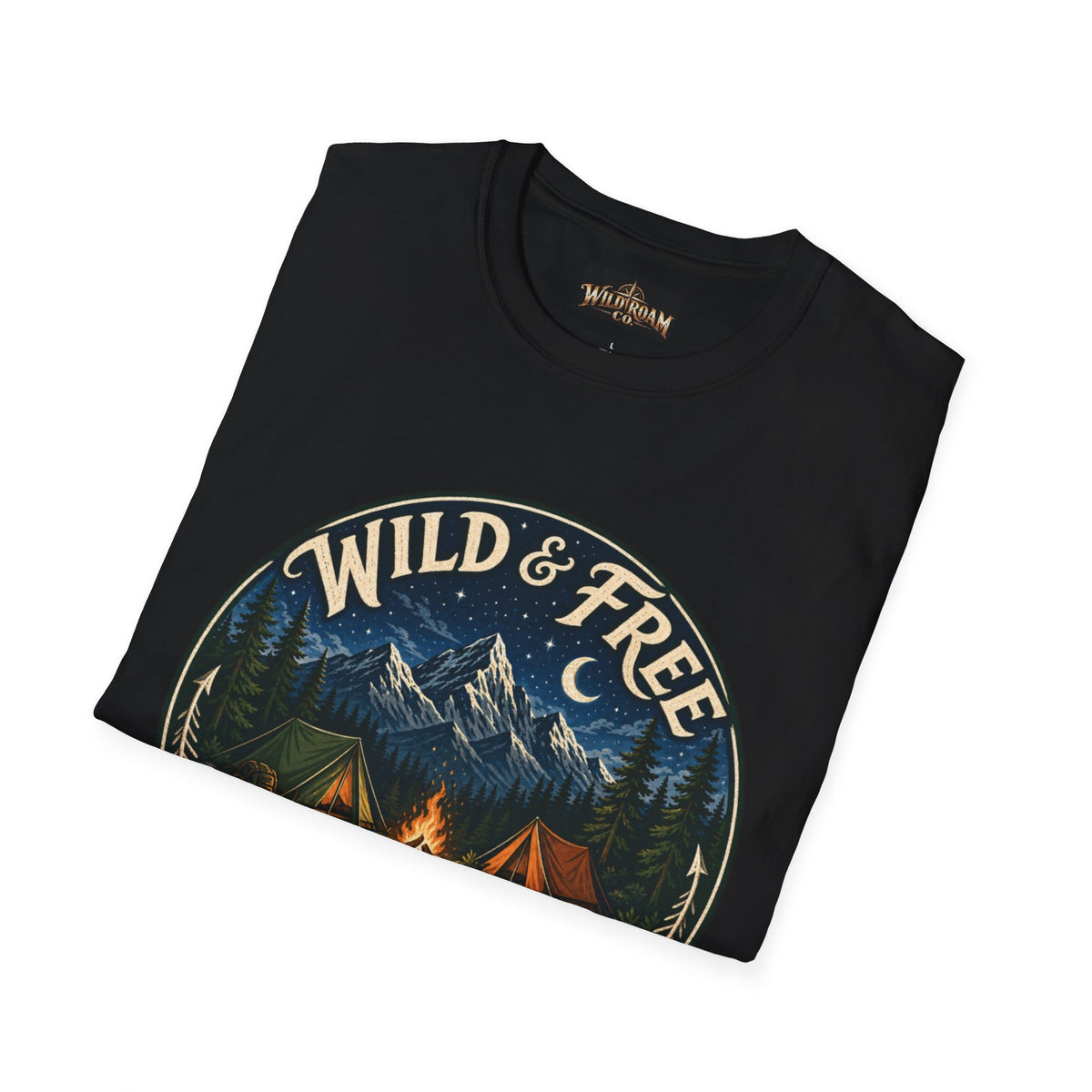 Wild & Free To Roam Camping T-Shirt