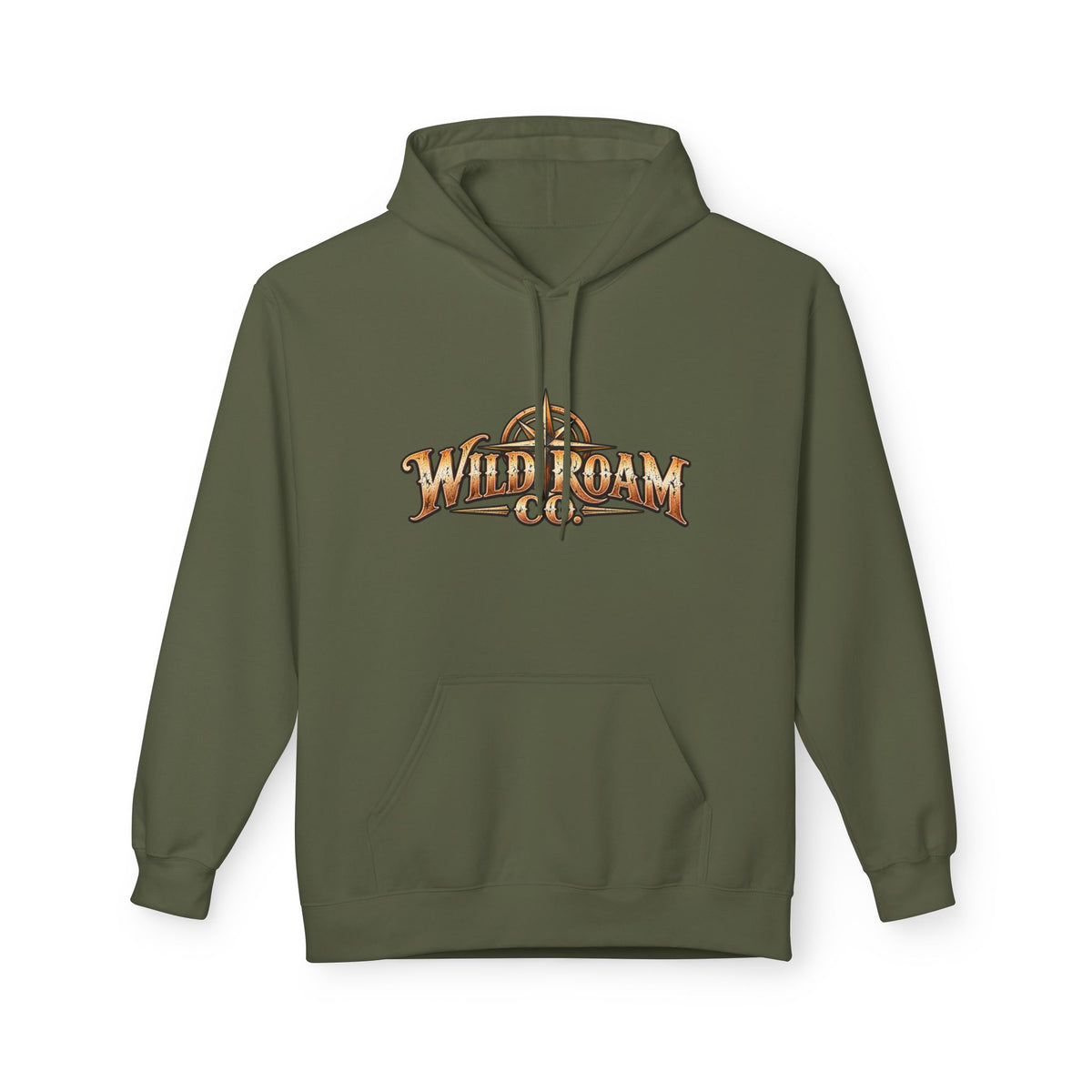 Wild Roam Co. Men's Hoodie — Sunset Kayak Graphic Hoodie