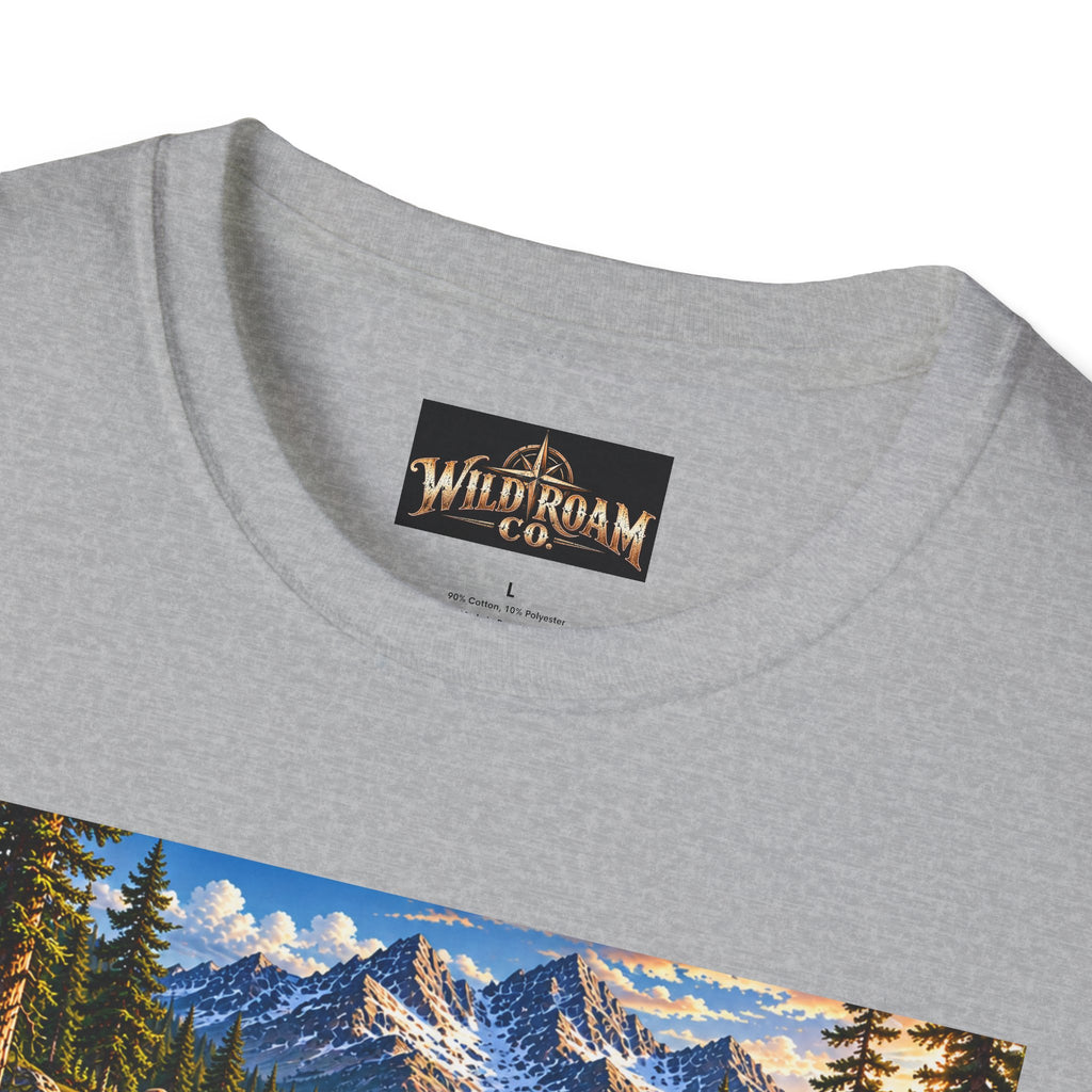 Wild & Free To Roam T-Shirt — Vintage Mountain Nature Graphic Tee