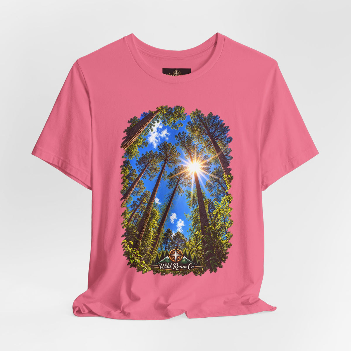 Wild Roam Co. Unisex Tee--Psalms 121:2 Sunny Trees
