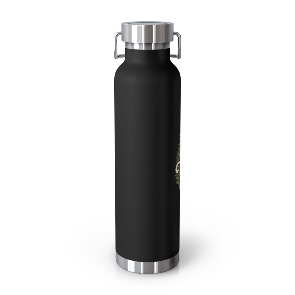 Wild & Free Camping Water Bottle — 22oz Copper Insulated Travel Flask