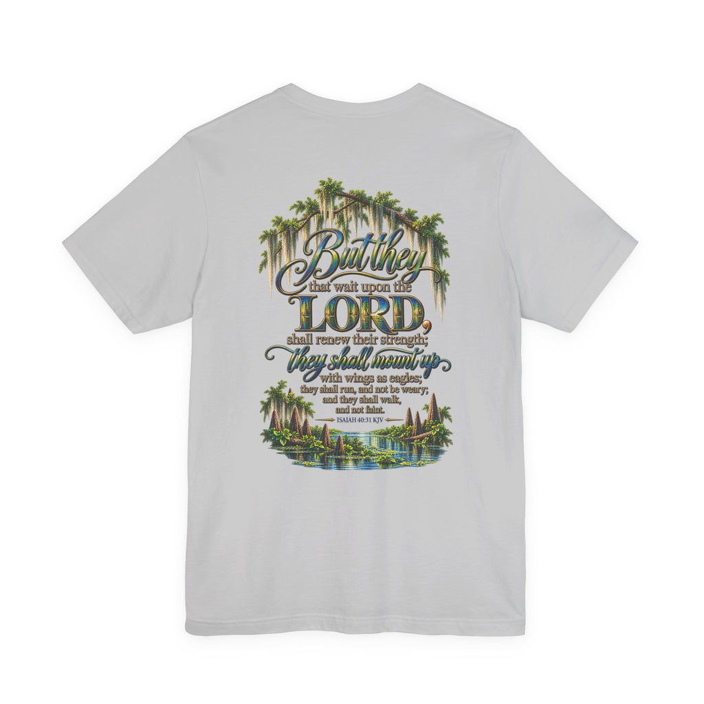 Wild Roam Co Unisex Tee-- Isaiah 40:31 Bayou Bird