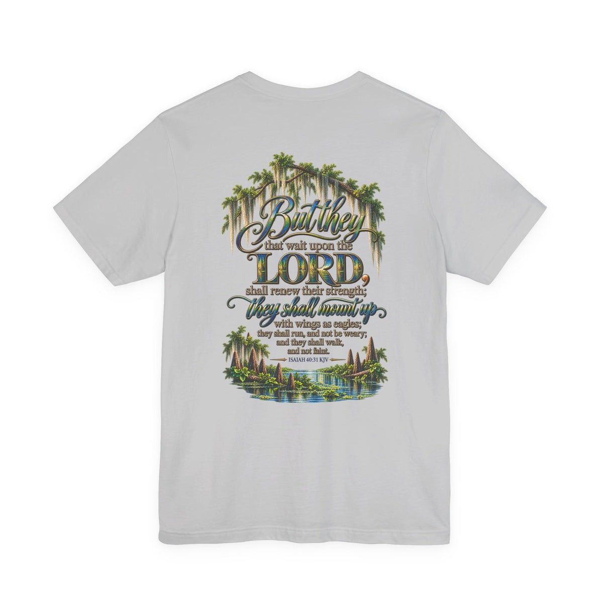 Wild Roam Co Unisex Tee-- Isaiah 40:31 Bayou Bird