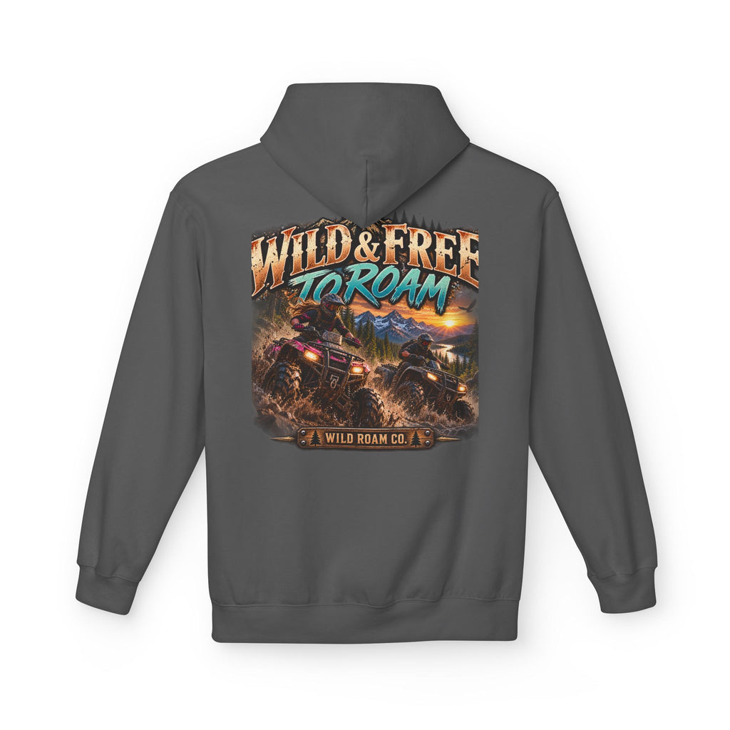 Wild & Free to Roam Hoodie — Off‑Road Adventure Graphic Hoodie