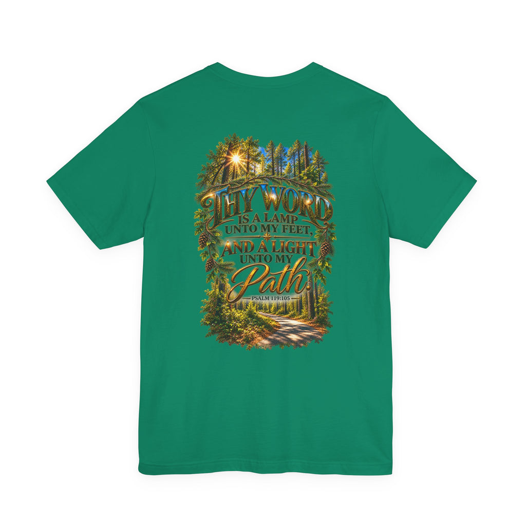 Wild Roam Co Unisex Tee-Psalms 119:105 Nature Path