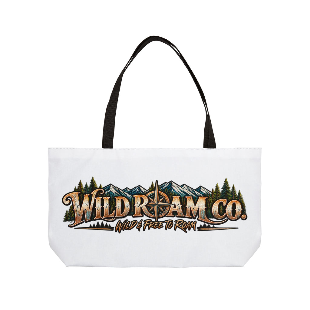 Wild Roam Co. Weekender Tote Bag — Mountain Adventure Travel Bag