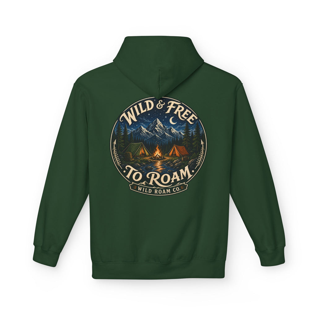 Wild & Free Hoodie — Wild Roam Co Camping Adventure Pullover