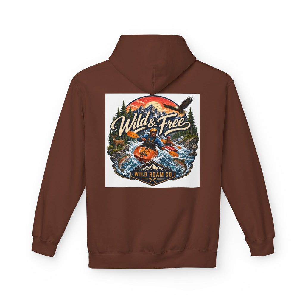 Hoodie — "Wild & Free" Kayak Adventure Pullover