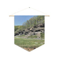 Scenic Rock Cliff Pennant Banner – Nature Landscape Wall Hanging