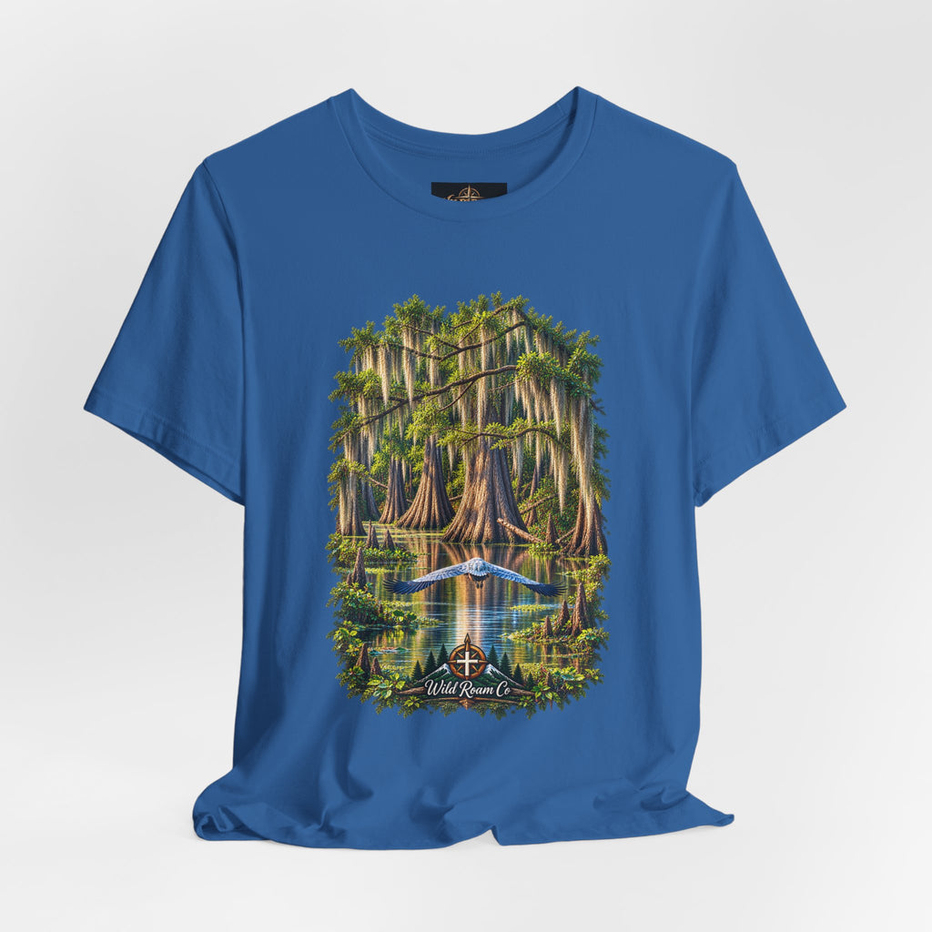 Wild Roam Co Unisex Tee-- Isaiah 40:31 Bayou Bird