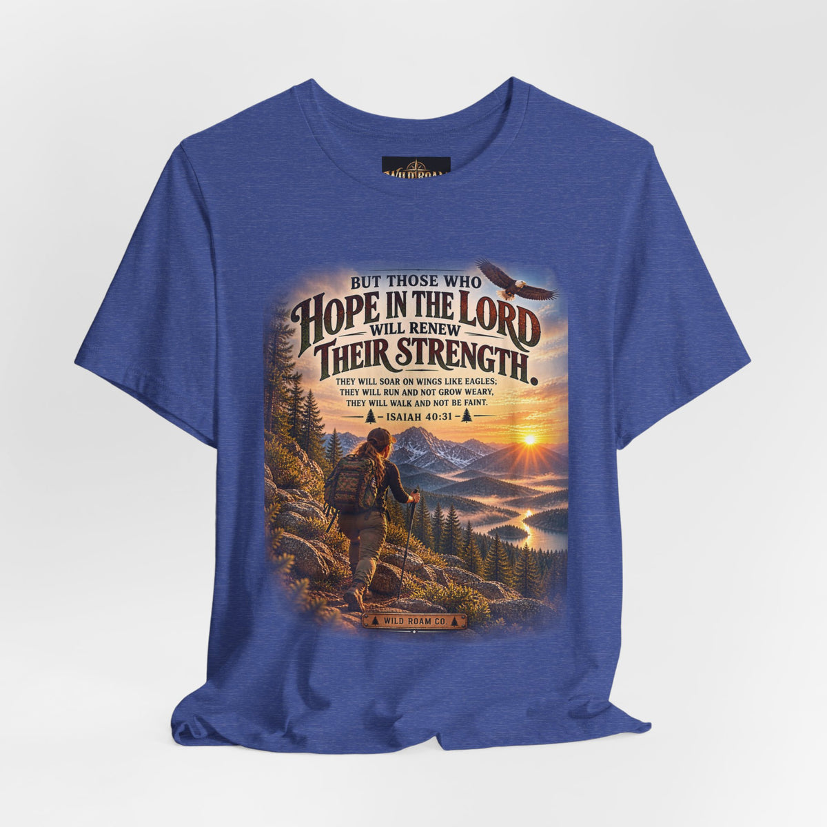 Women's Hope in the Lord T-Shirt — Isaiah 40:31 Christian Faith Tee