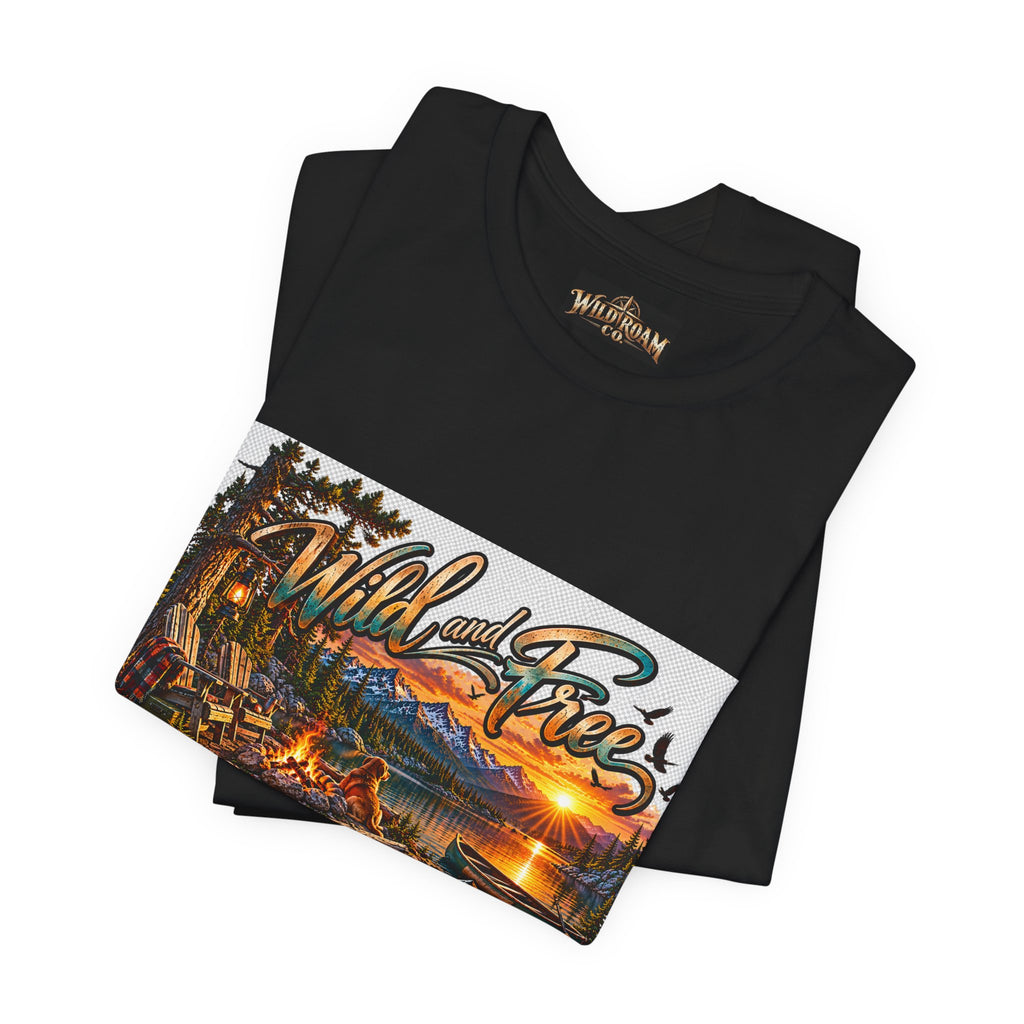 Wild & Free Campfire Sunset Tee
