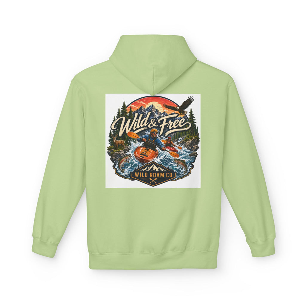 Hoodie — "Wild & Free" Kayak Adventure Pullover
