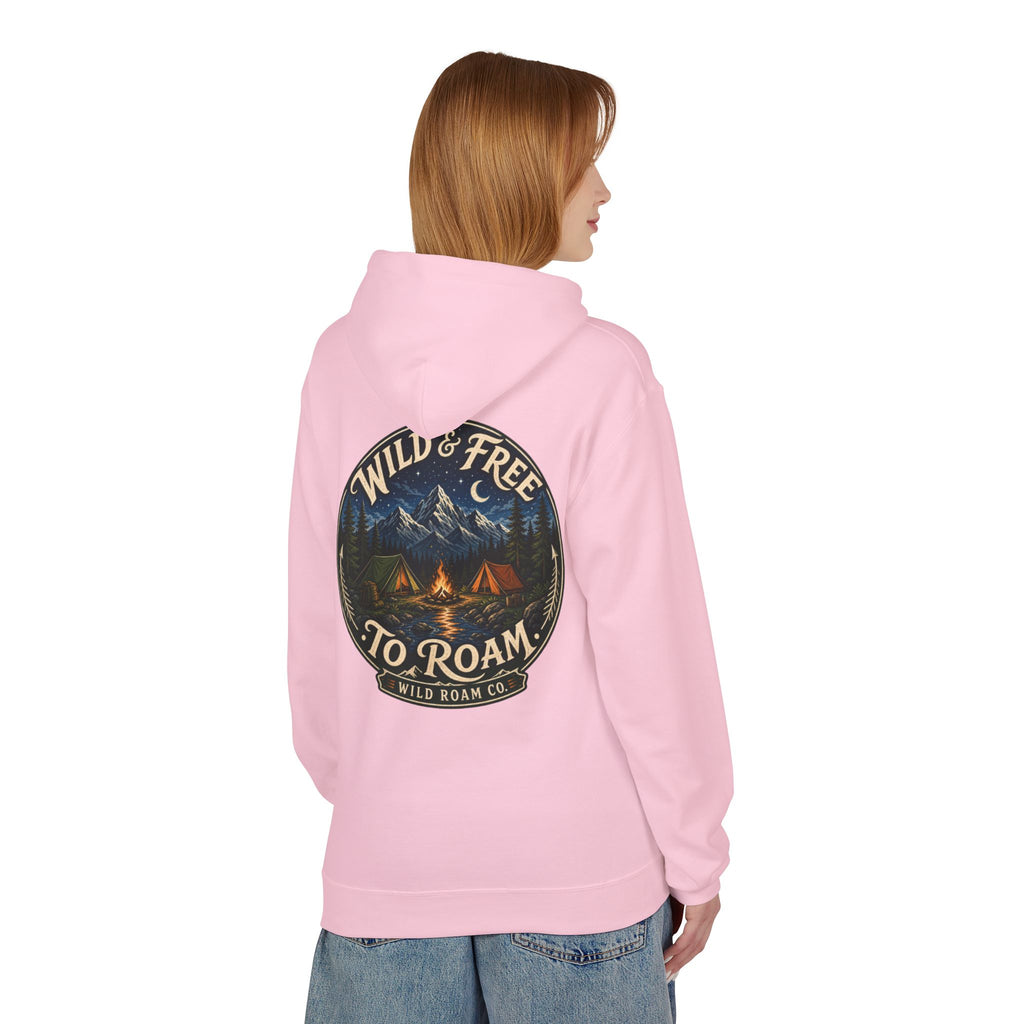 Wild & Free Hoodie — Wild Roam Co Camping Adventure Pullover