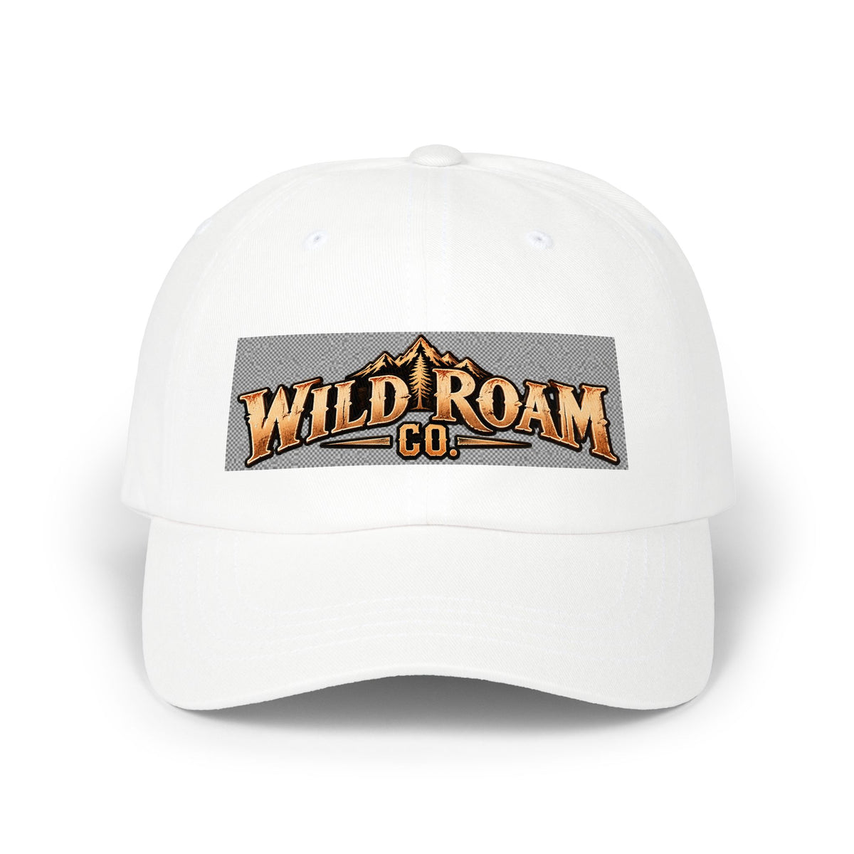 Wild Roam Co. Classic Dad Cap — Outdoor Adventure Embroidered Hat