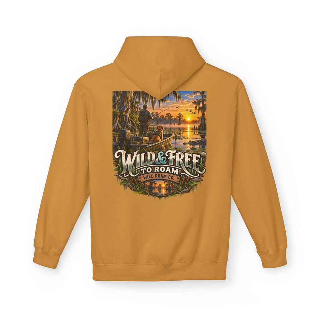 Wild & Free Hoodie — Wild & Free To Roam Bayou Adventure Graphic Pullover
