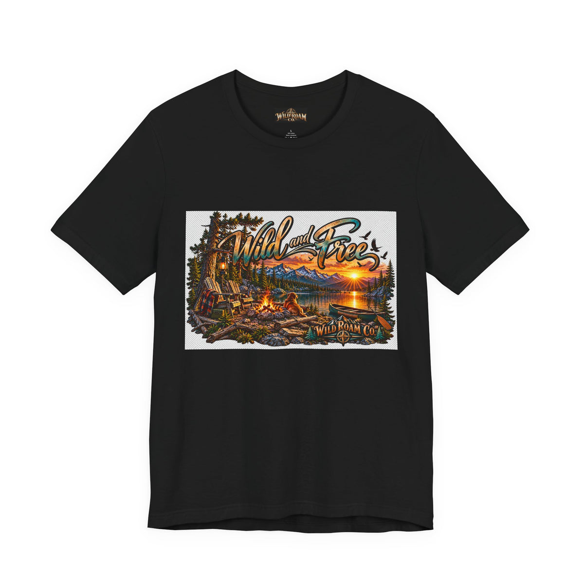 Wild & Free Campfire Sunset Tee