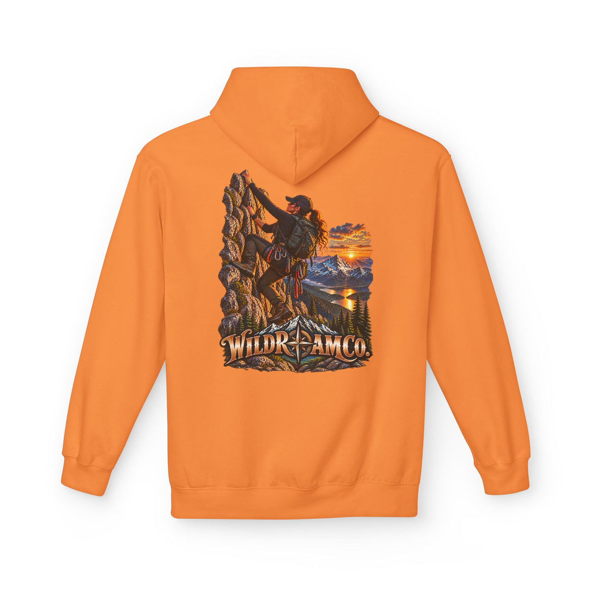 Women's Wild Roam Co. Climber Hoodie — Outdoor Adventure Graphic Pullover