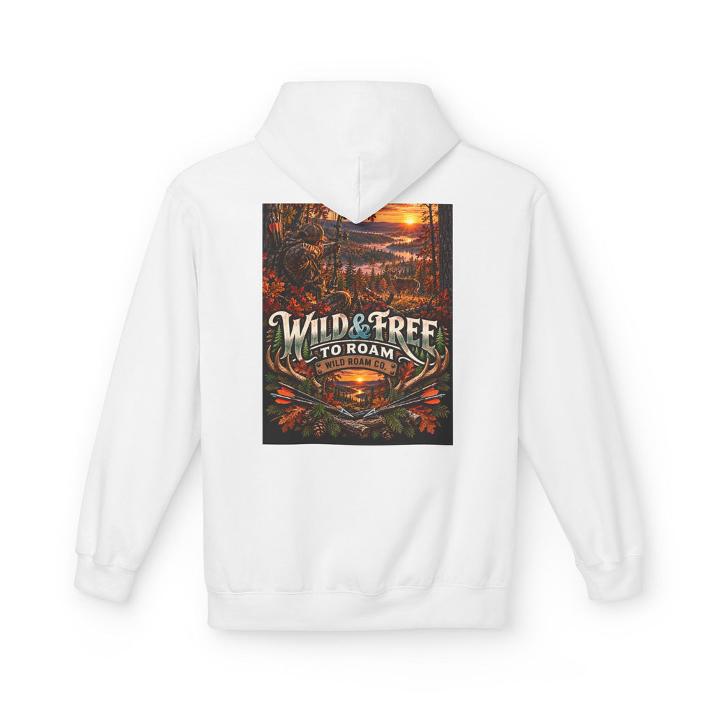 Wild & Free Hoodie — 'Wild & Free To Roam' Outdoor Bow Adventure Pullover