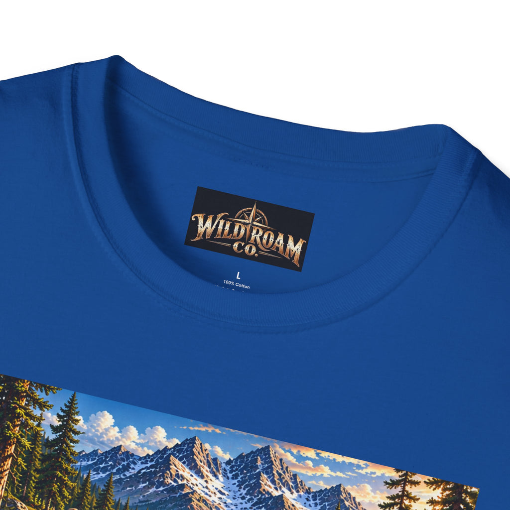 Wild & Free To Roam T-Shirt — Vintage Mountain Nature Graphic Tee