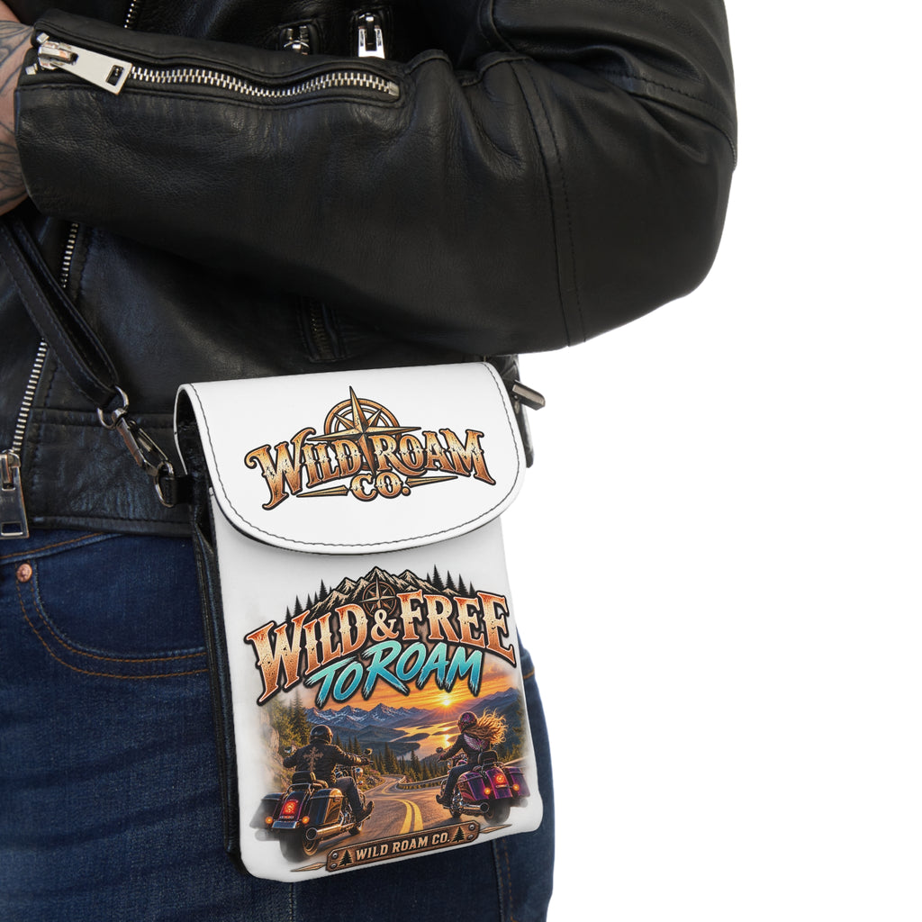 Biker Couple Cell Phone Pouch