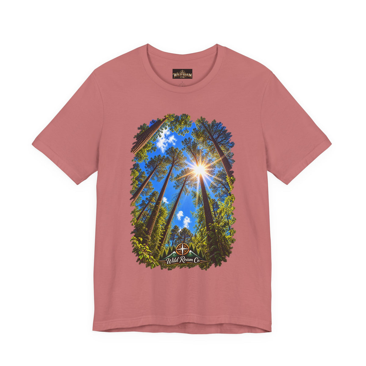 Wild Roam Co. Unisex Tee--Psalms 121:2 Sunny Trees