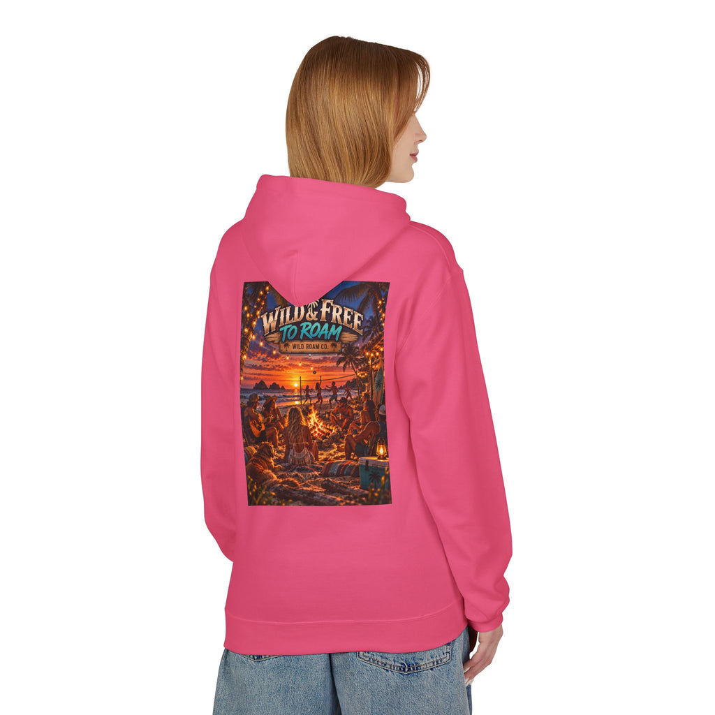 Wild & Free to Roam Hoodie — Sunset Beach Party