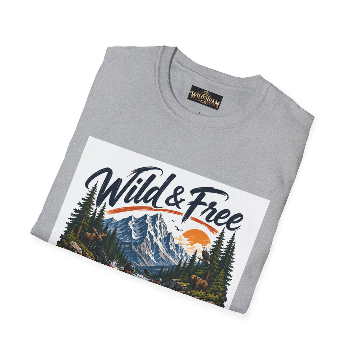 Wild Roam Co. T-Shirt —  Kayak Adventure Graphic Tee