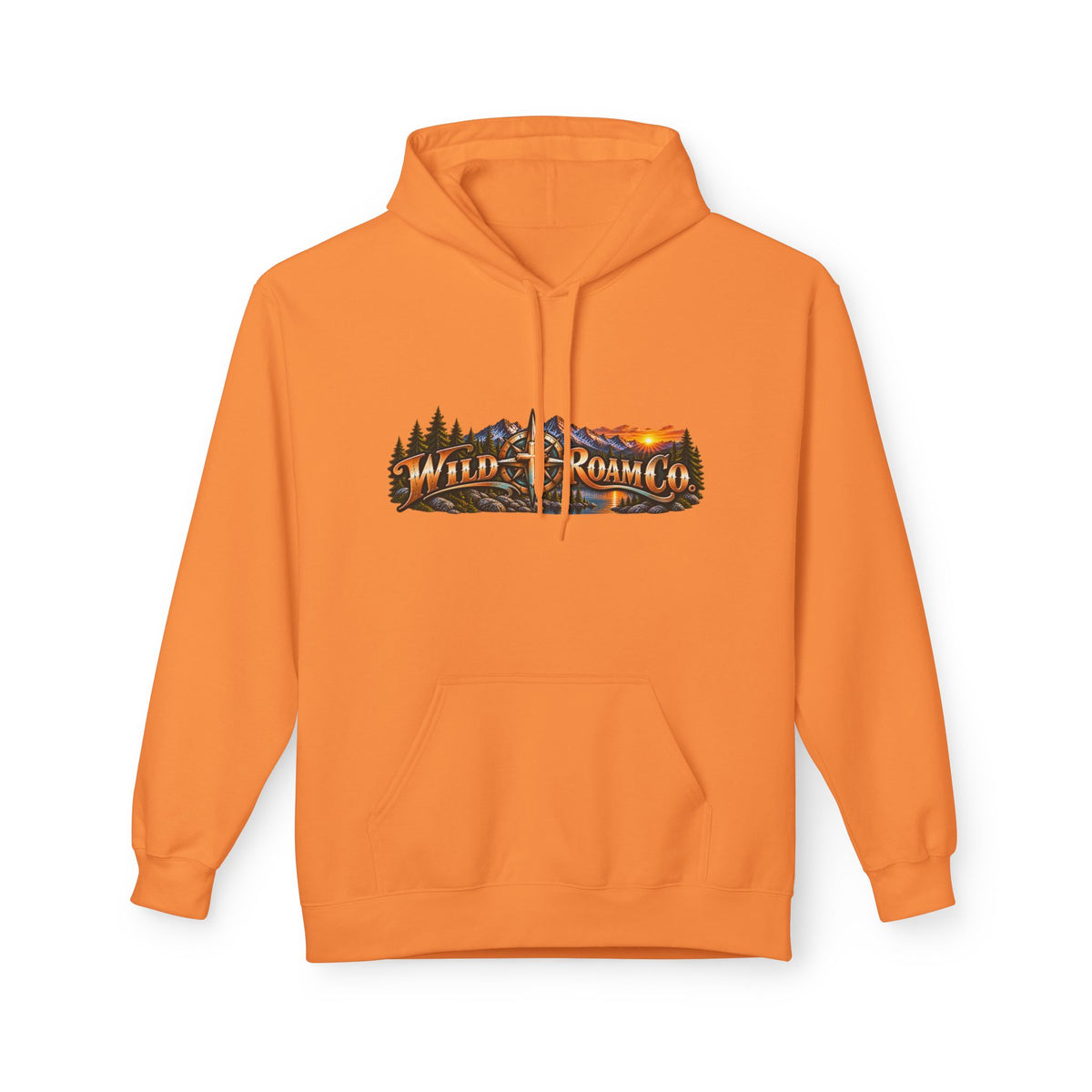 Hoodie - "Wild & Free to Roam" Ocean Angler Adventure Pullover