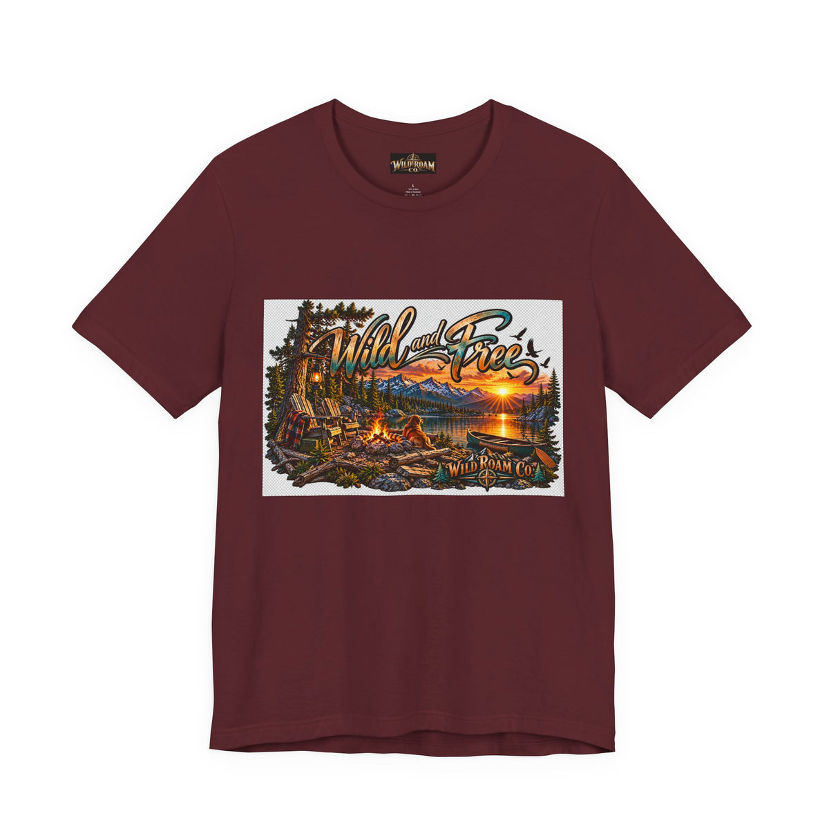 Wild & Free Campfire Sunset Tee