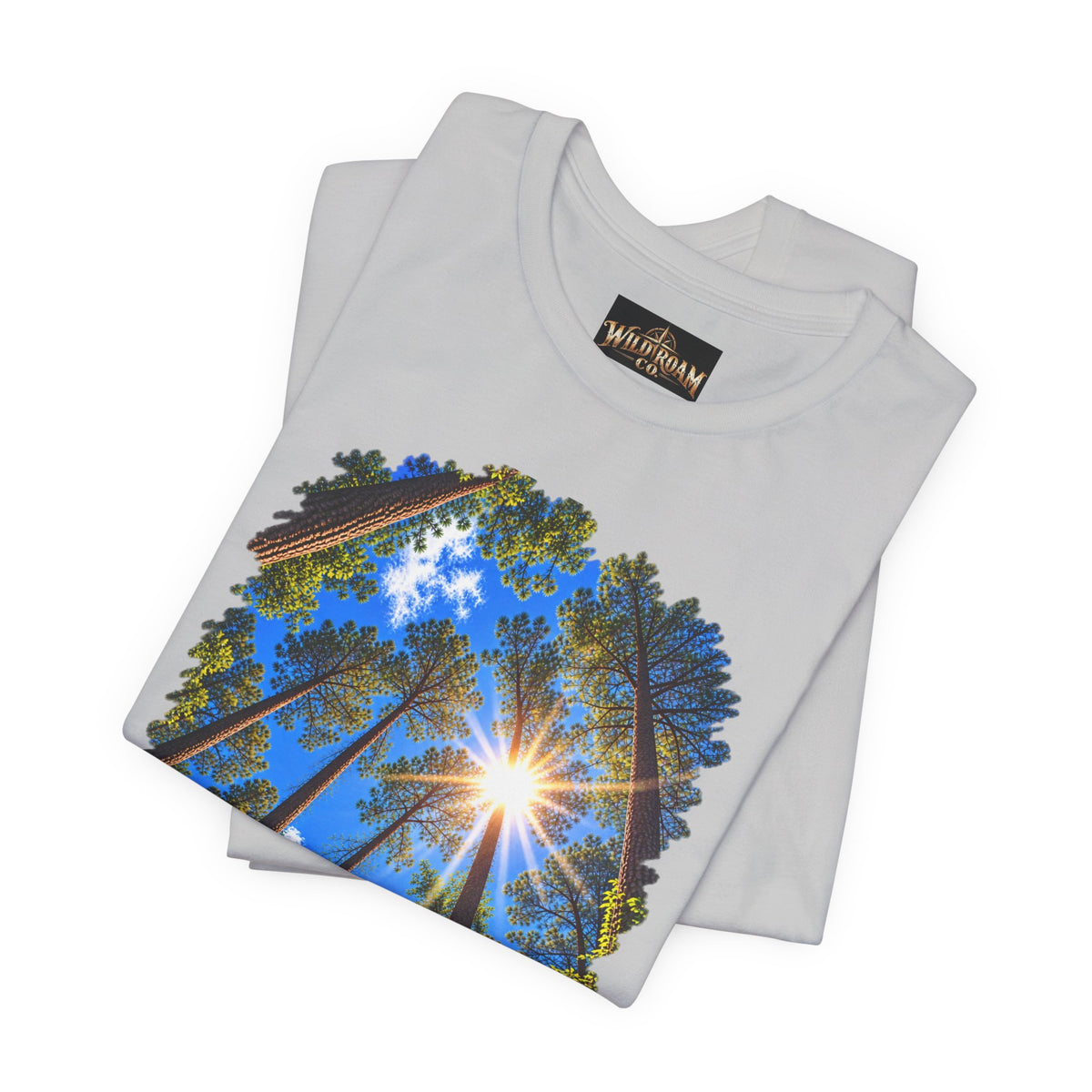 Wild Roam Co. Unisex Tee--Psalms 121:2 Sunny Trees