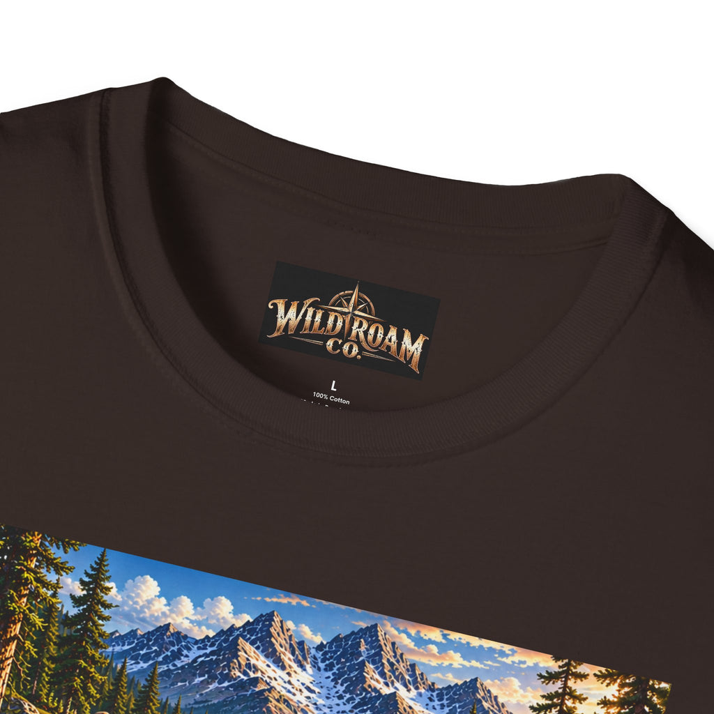 Wild & Free To Roam T-Shirt — Vintage Mountain Nature Graphic Tee