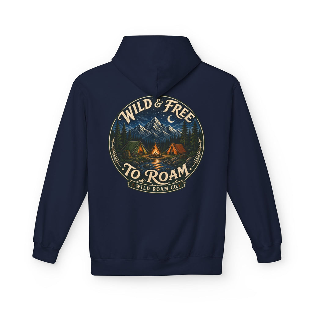 Wild & Free Hoodie — Wild Roam Co Camping Adventure Pullover