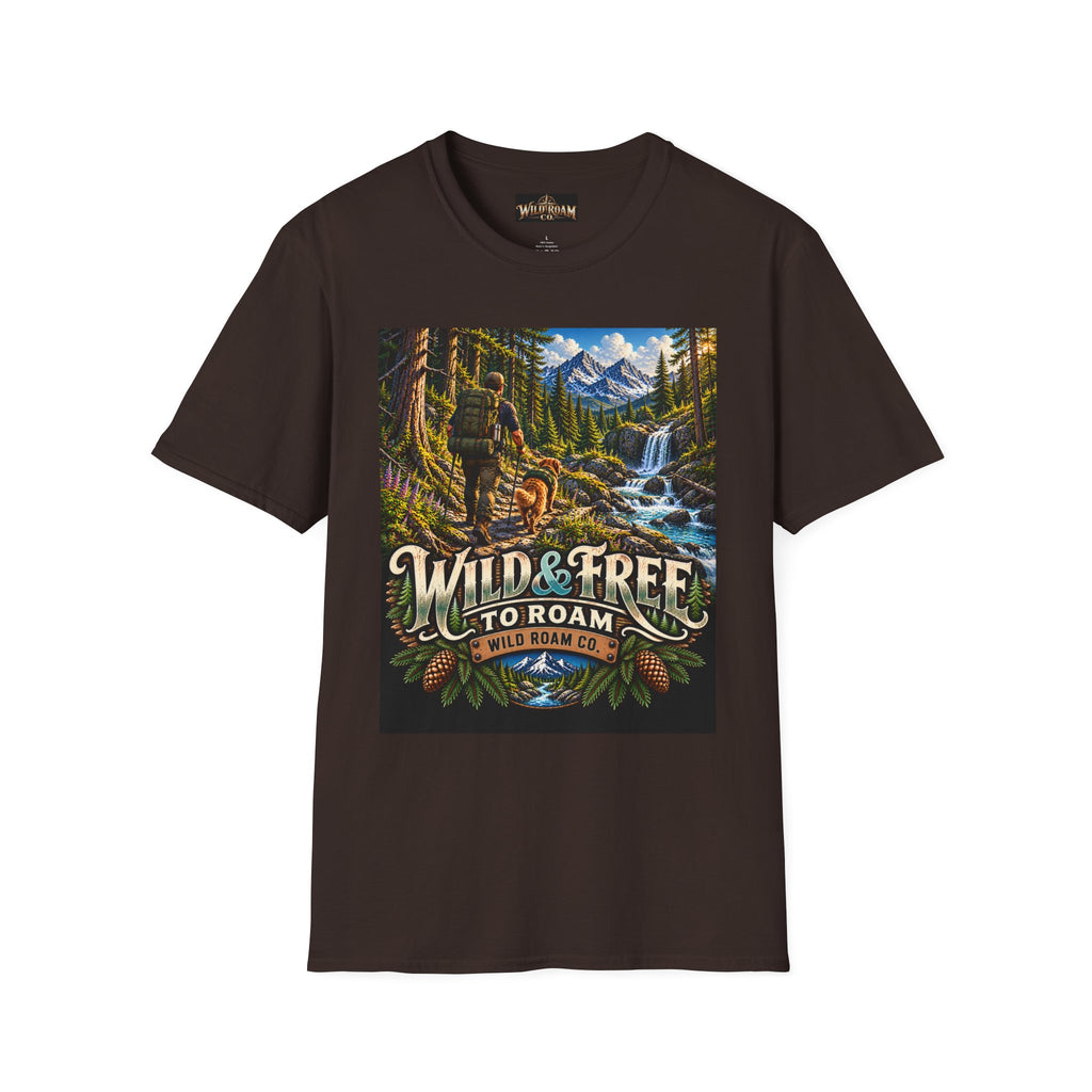 Wild & Free To Roam Men's Hiking T-Shirt