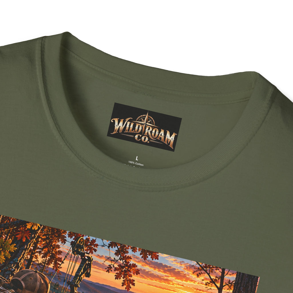 Wild & Free to Roam T-Shirt — Scenic Wilderness Sunset Adventure Tee