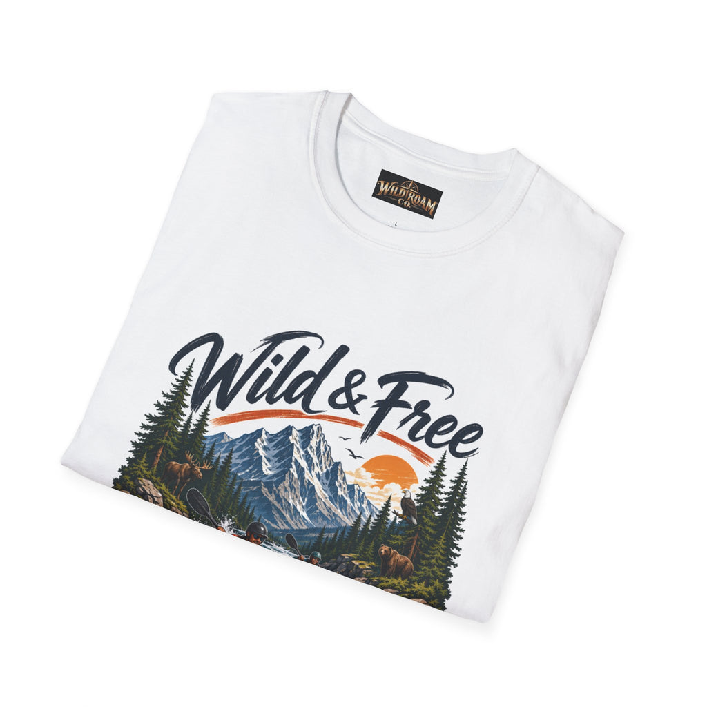Wild Roam Co. T-Shirt —  Kayak Adventure Graphic Tee