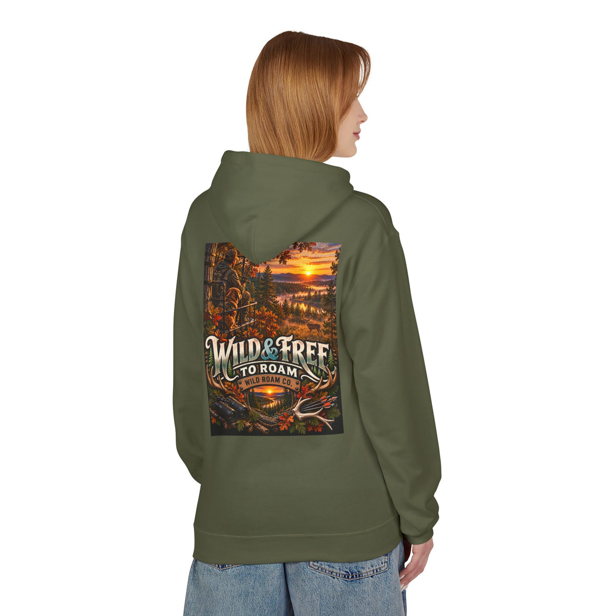 Wild Roam Co Hoodie-Deer Stand Adventure