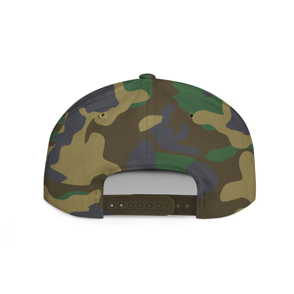 Snapback Hat — Mountain Sunrise 'Wander & Roam' Embroidered Flat Bill